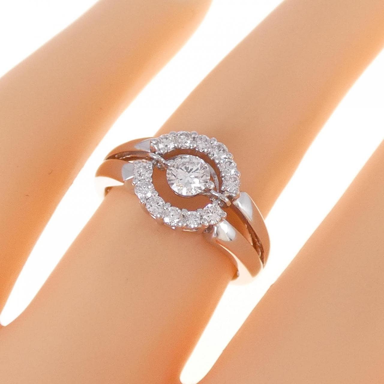 コメ兵｜K18WG ダイヤモンド リング 0.45CT｜ジュエリー｜リング