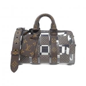 LOUIS VUITTON Monogram Chess Keepall Bandouliere 25 厘米 M20872 波士顿包