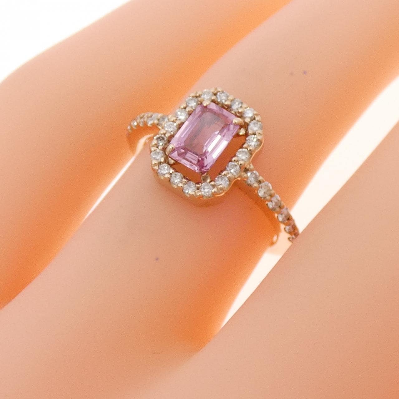 K18PG サファイヤ リング 0.558CT