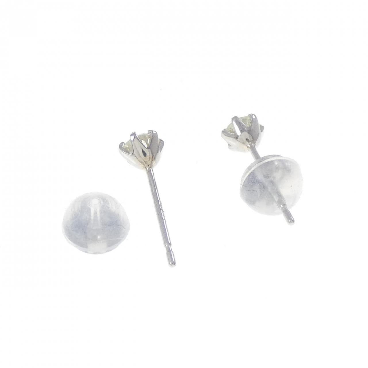 PT900单钻钻石耳环 0.30CT