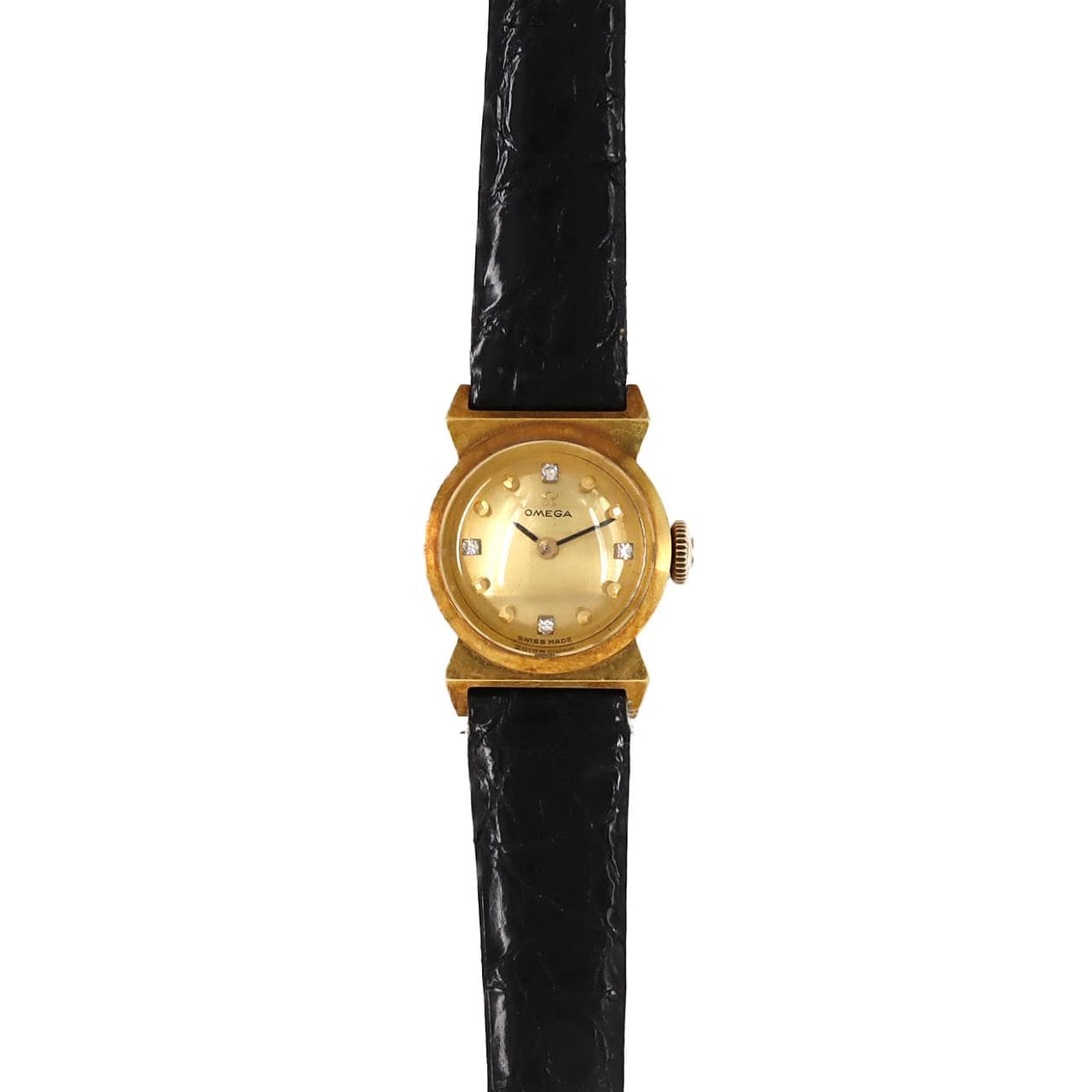 オメガ ラウンドケース YG･4P YG 手巻