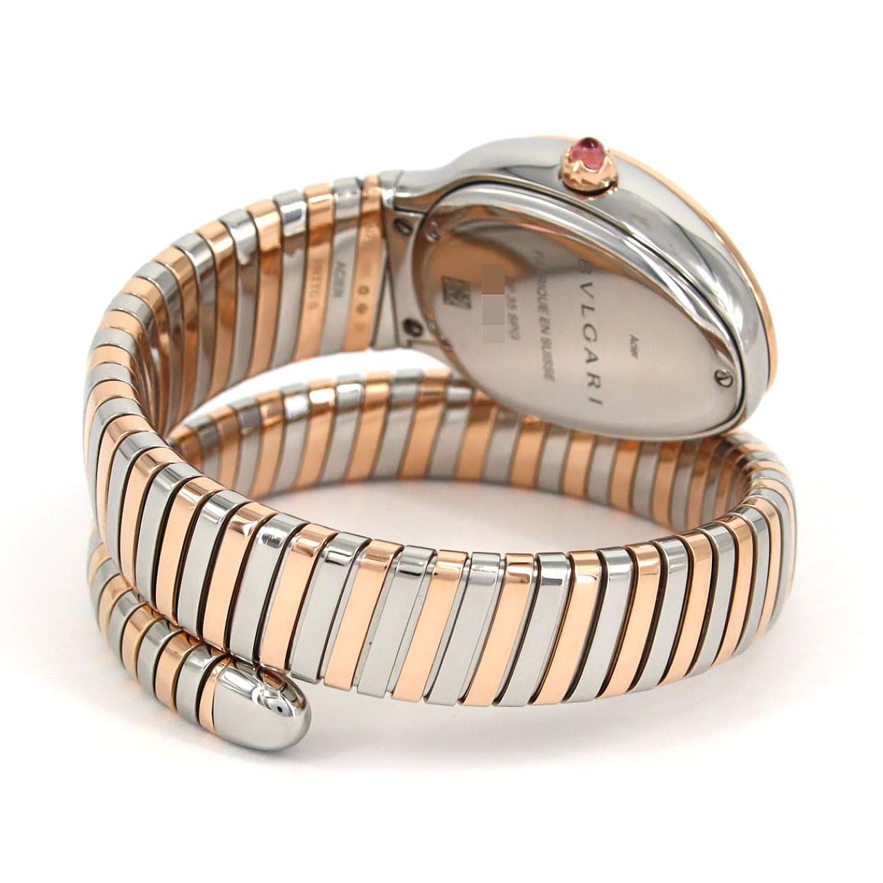 ブルガリ セルペンティトゥボガス PGコンビ Sサイズ SP35SPG/103708 SSxPG クォーツ