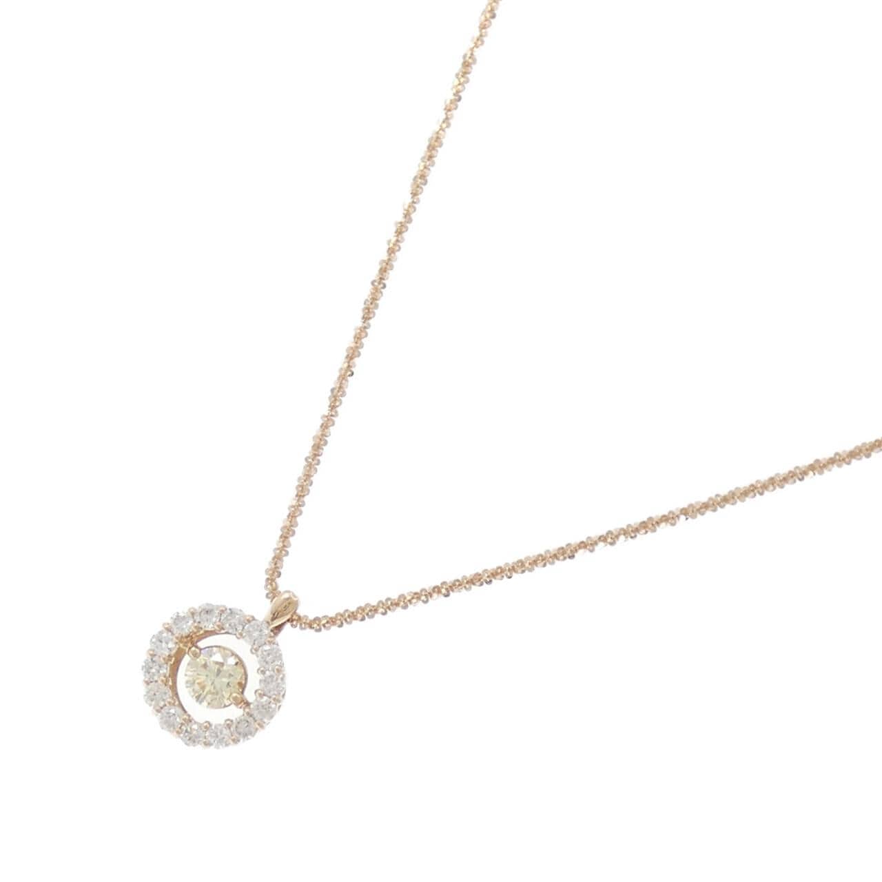 K18PG ダイヤモンド ネックレス 0.507CT