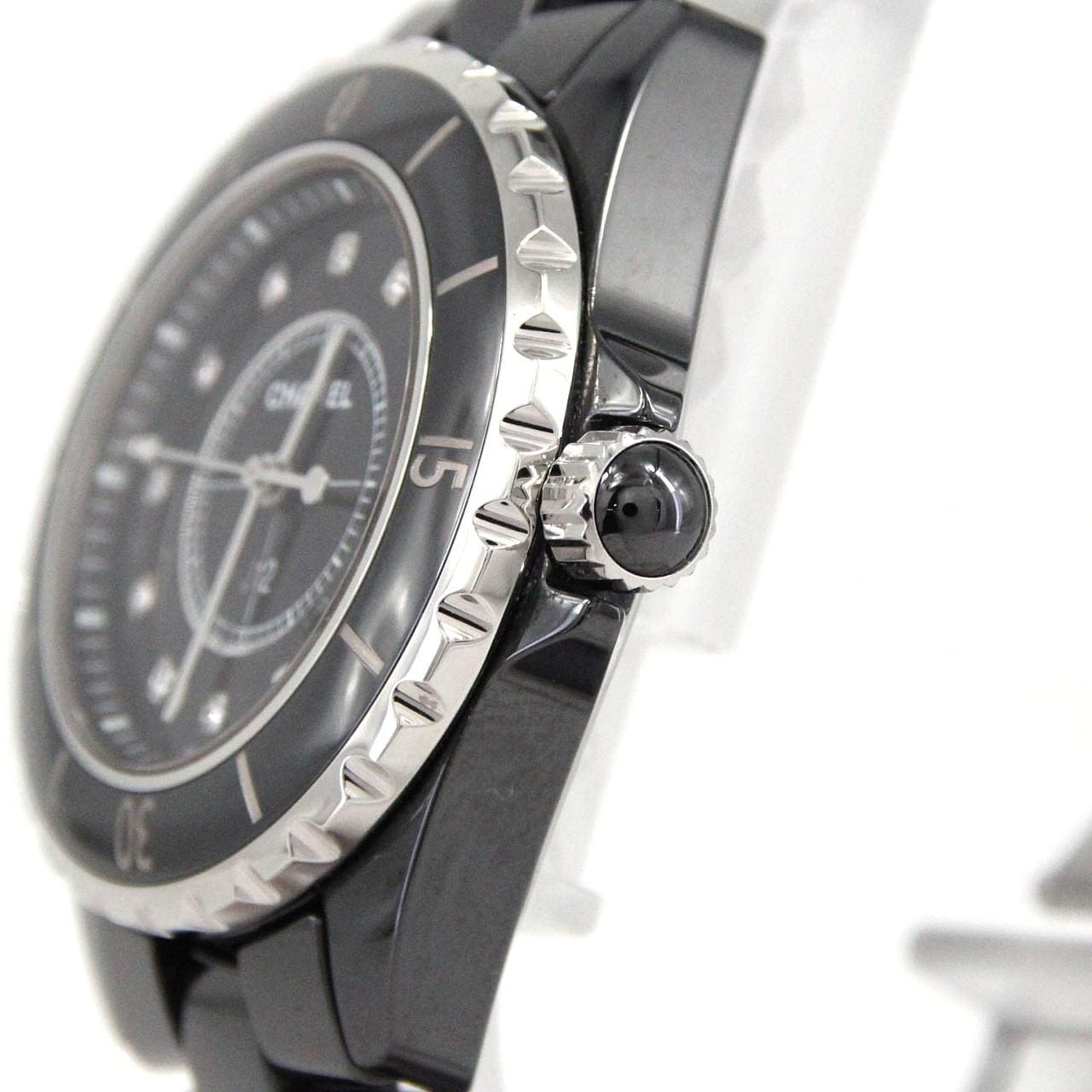 シャネル J12 33mmセラミック･12P H1625 セラミック クォーツ