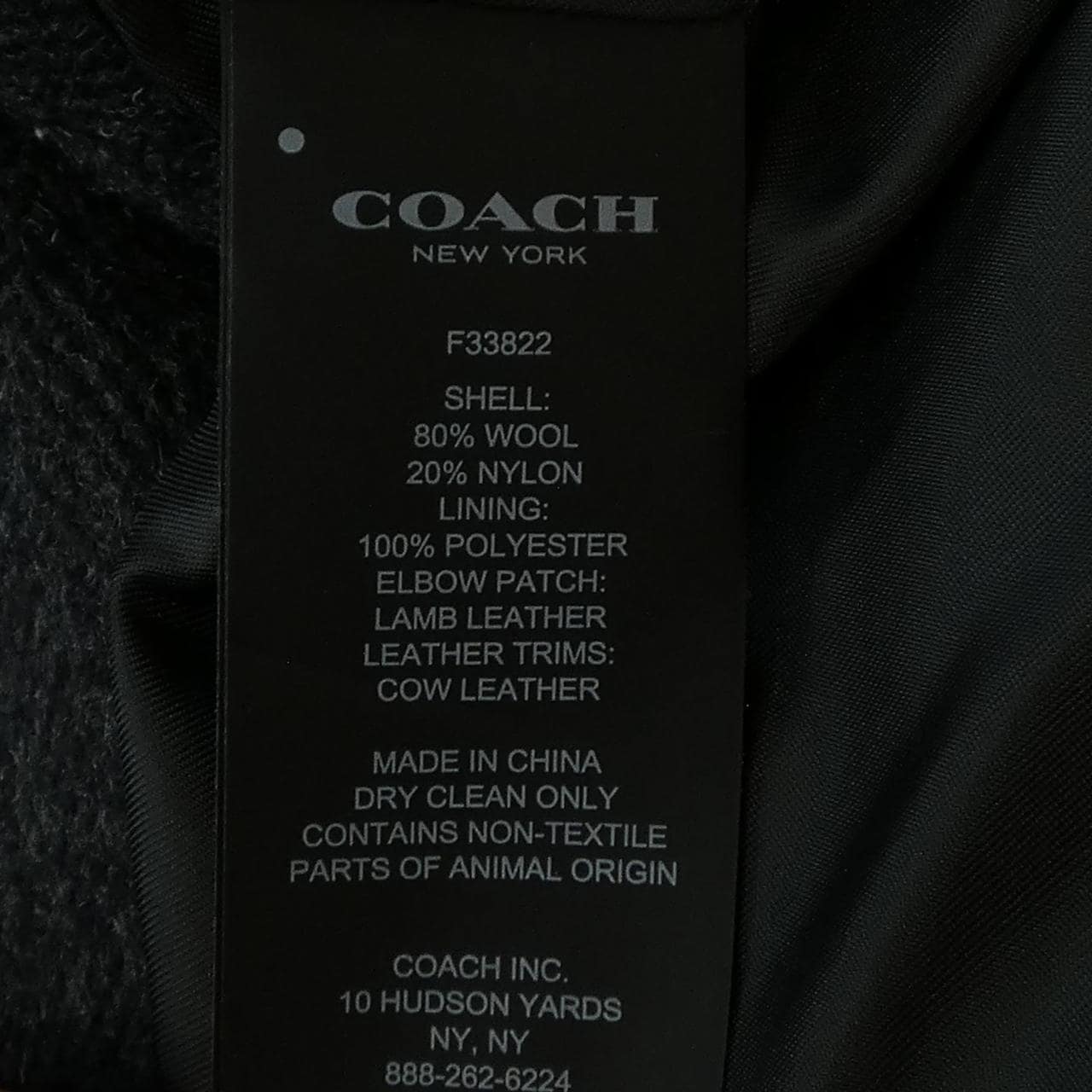コーチ COACH F33822 コート