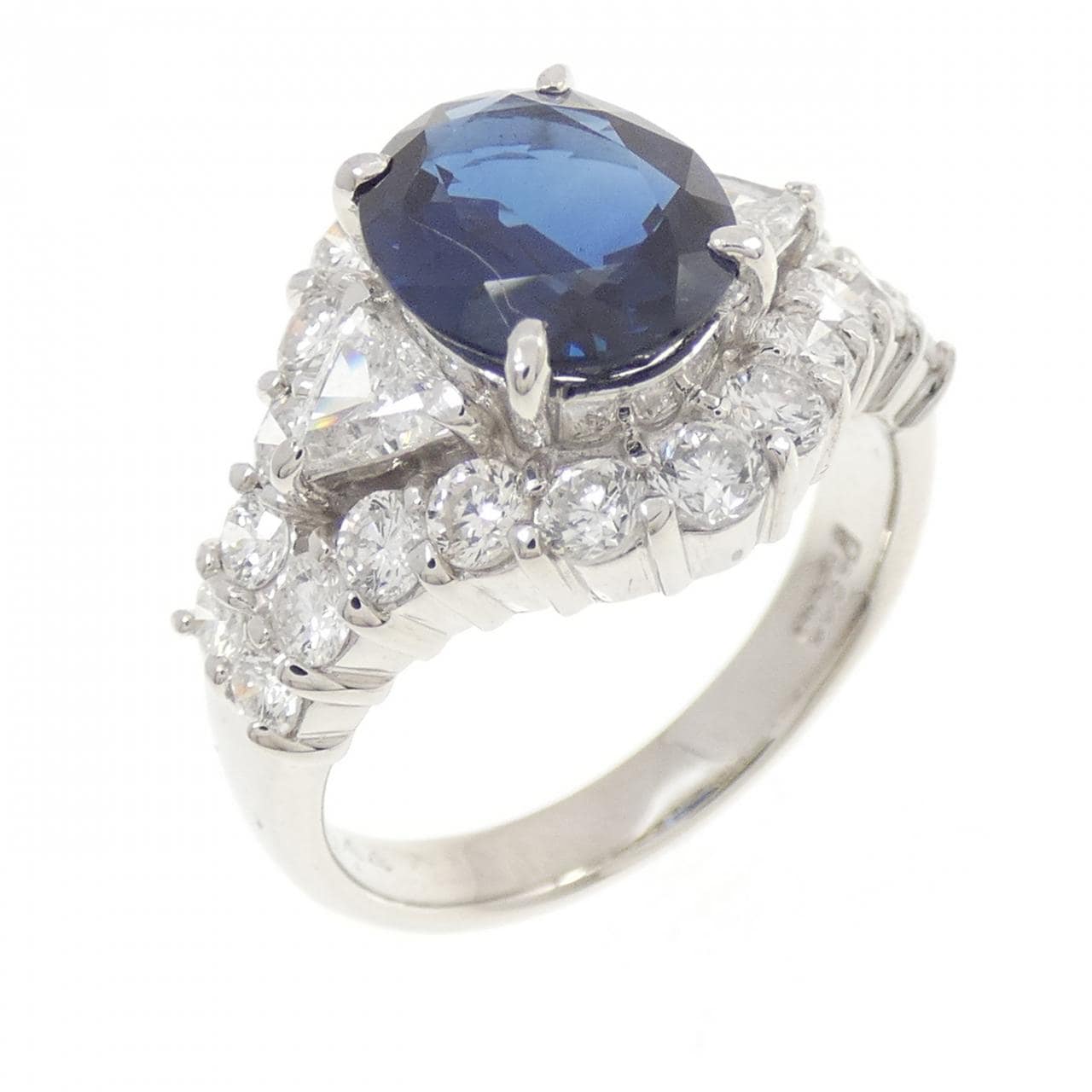 PT900 サファイヤ リング 2.15CT