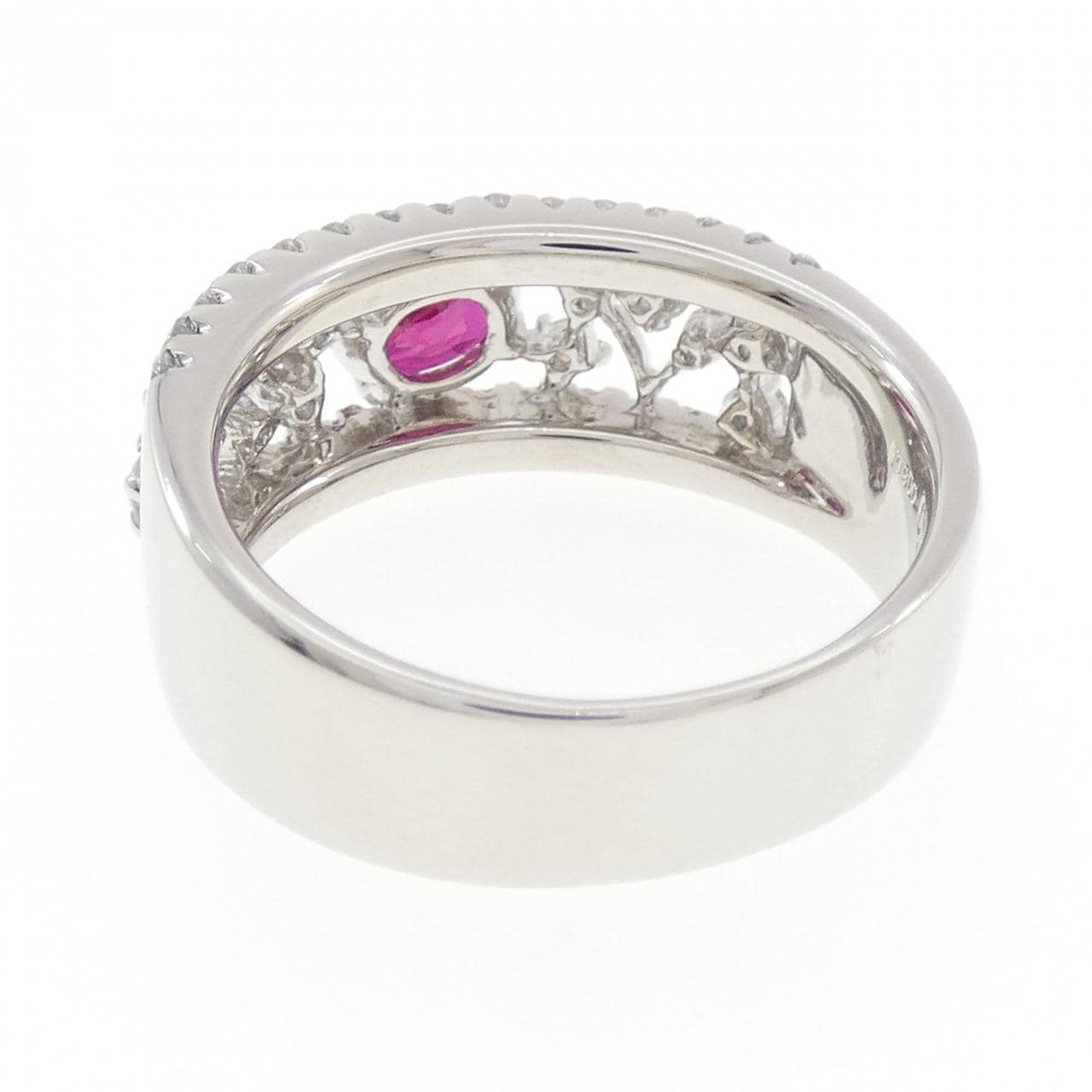 PT900 ルビー リング 0.70CT