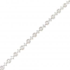K18WG ダイヤモンド ブレスレット 1.00CT