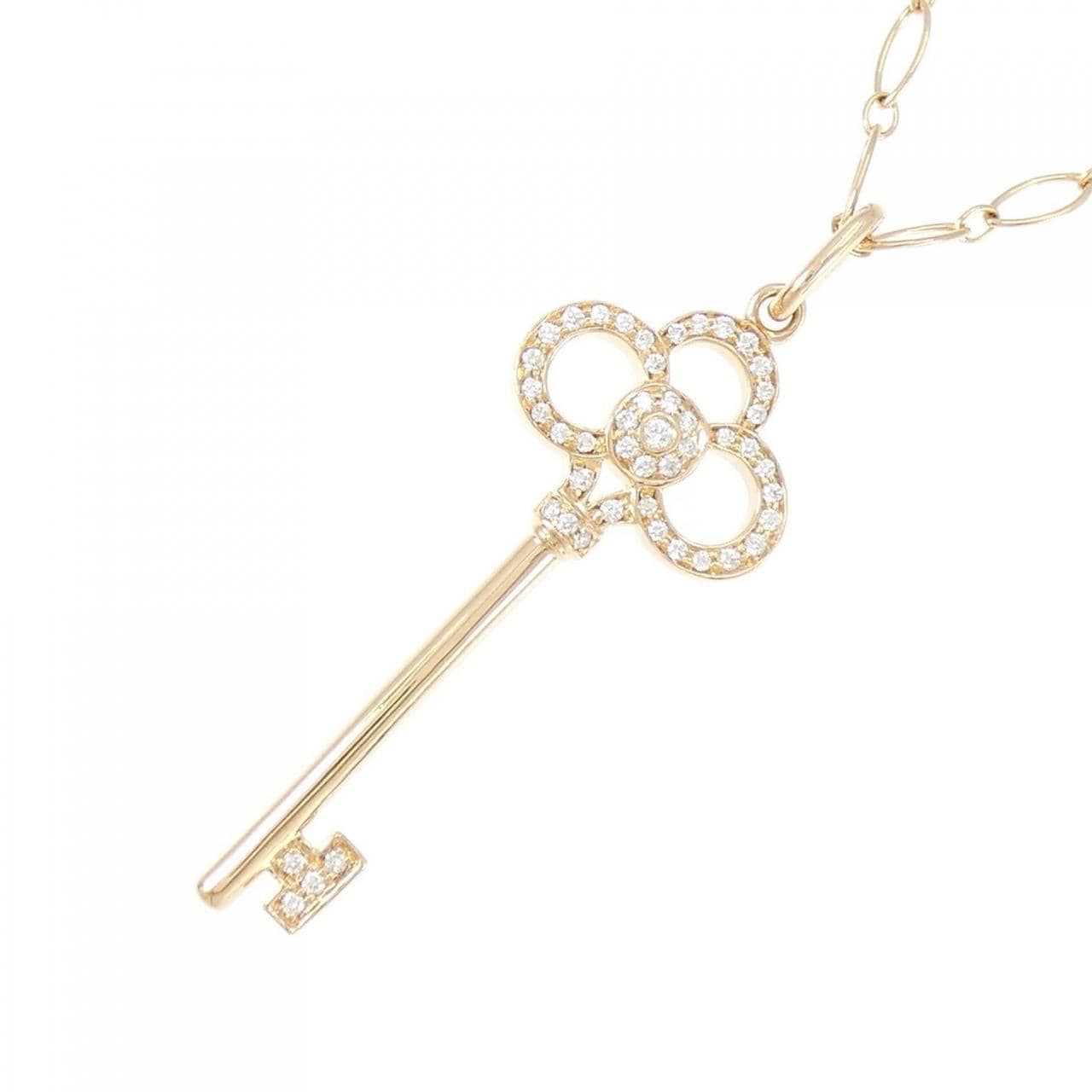 TIFFANY crown key necklace