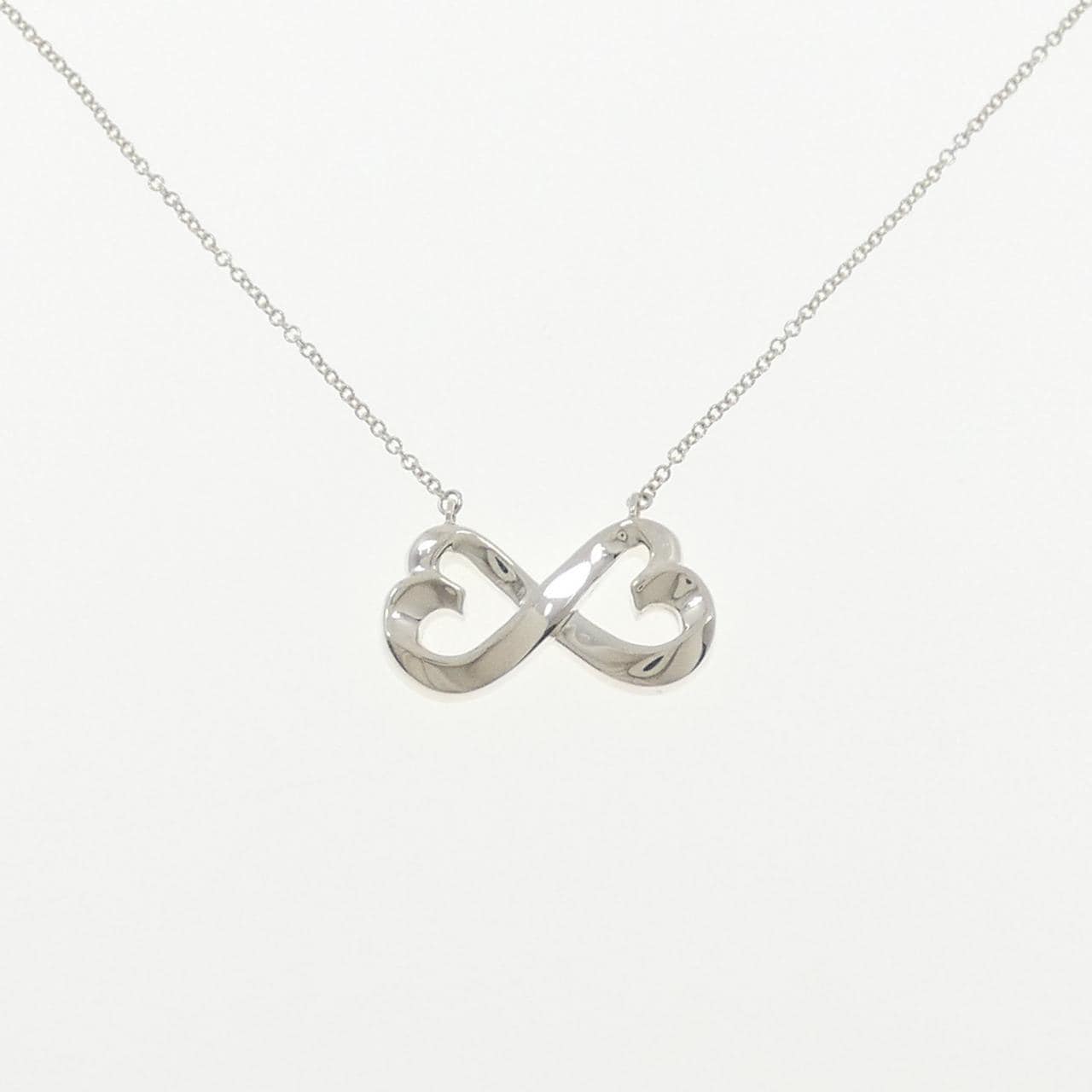 ティファニー ダブルラビングハート ネックレス