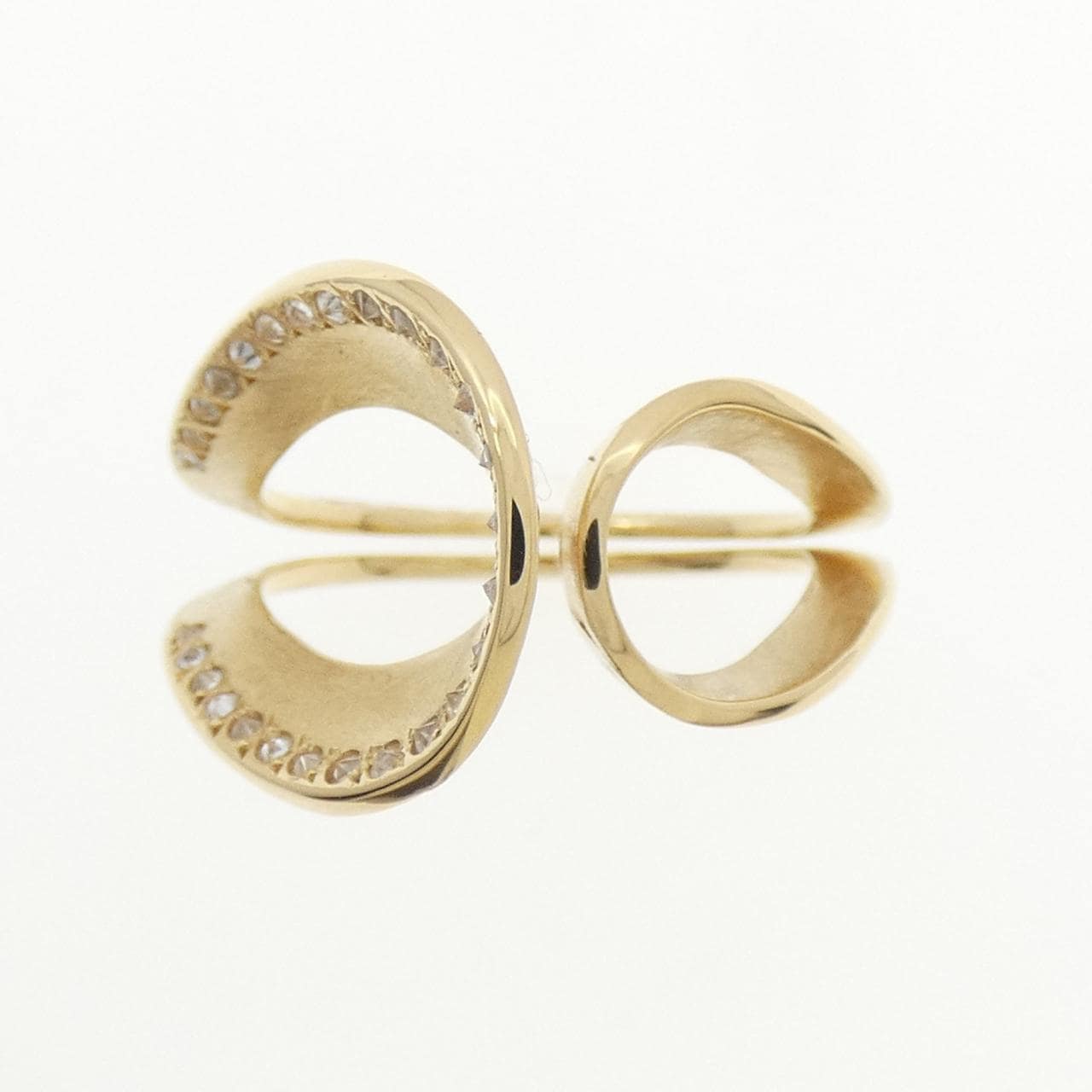 750YG ダイヤモンド リング 0.168CT