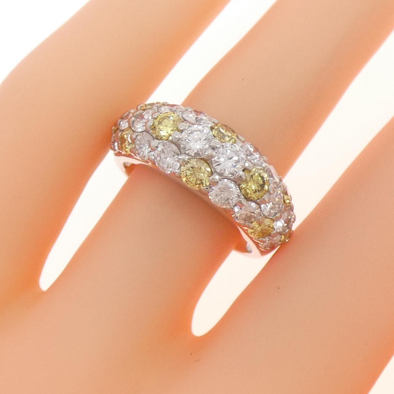 PT パヴェ ダイヤモンド リング 2.34CT