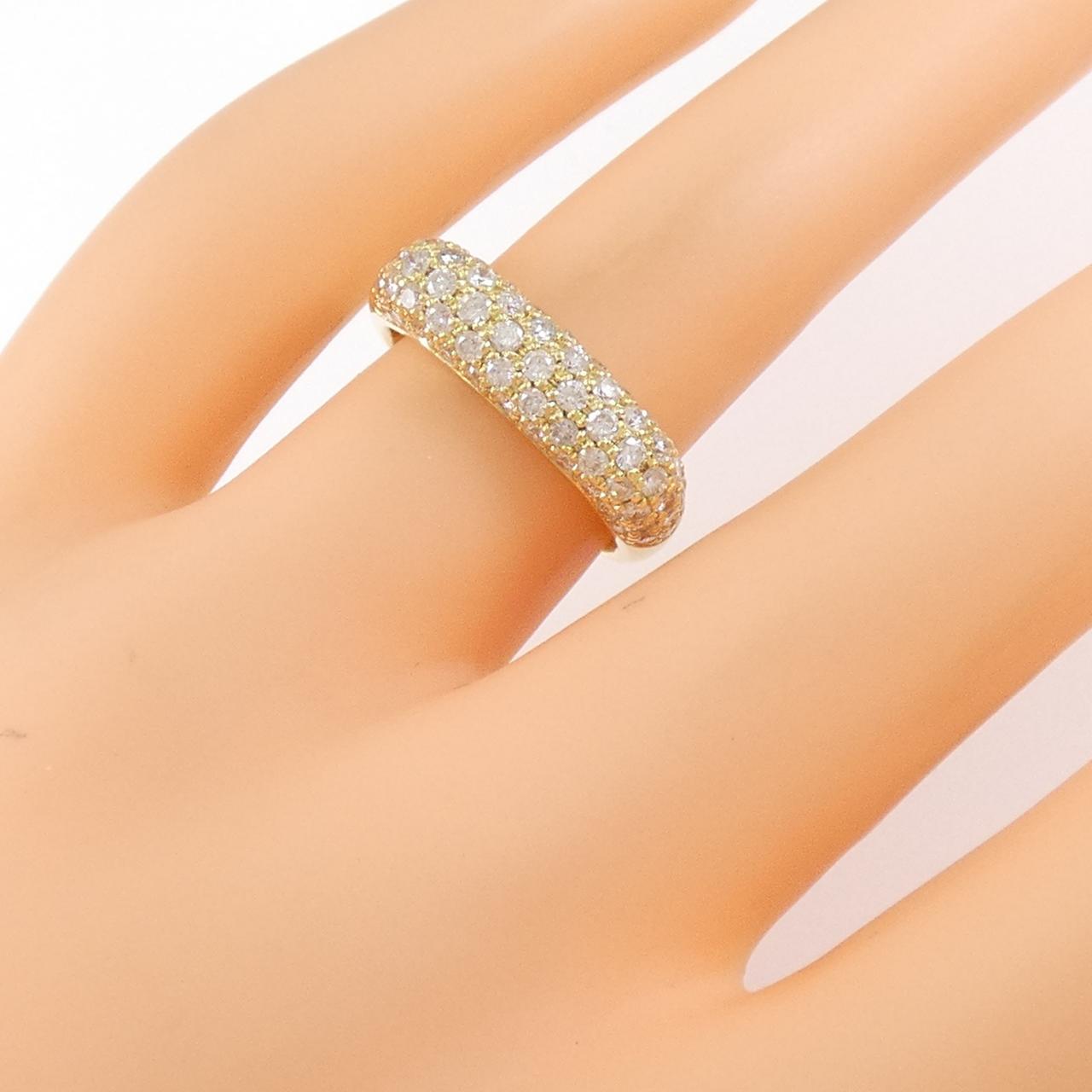 K18YG ダイヤモンド リング 1.00CT