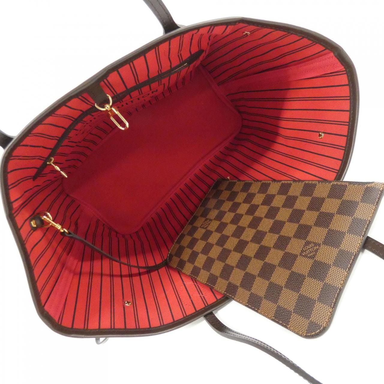 LOUIS VUITTON Damier Neverfull 中号包 N41358