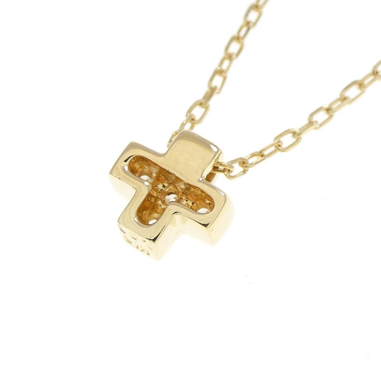 K18YG ダイヤモンド ネックレス 0.07CT