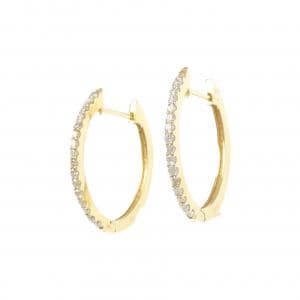 K18YG ダイヤモンド ピアス 0.32CT