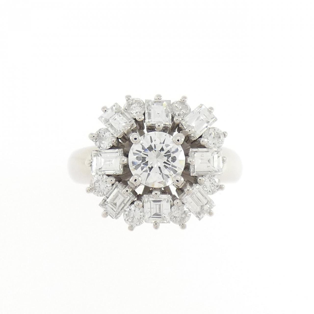 PT900 ダイヤモンド リング 0.542CT H SI1 Good