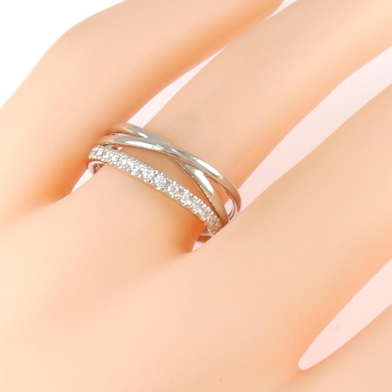 PT950 ダイヤモンド リング 0.12CT