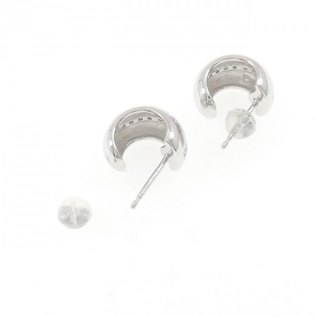 18KWG/K18WG ダイヤモンド ピアス 0.20CT