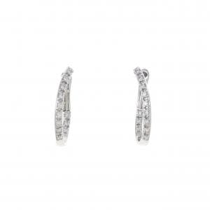 K18WG ダイヤモンド ピアス 0.20CT
