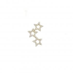 アーカー カシオペア トロワエトワール ピアス 0.24CT 片耳