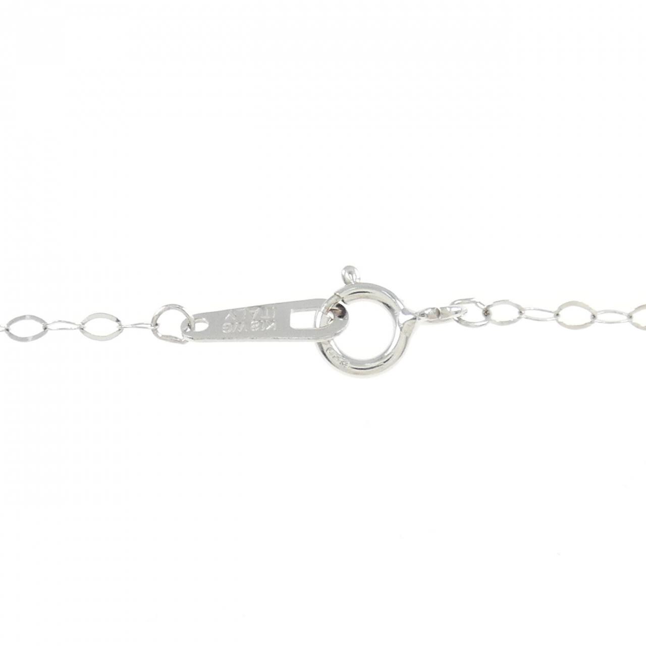 K18WG ハート ダイヤモンド ネックレス 0.30CT