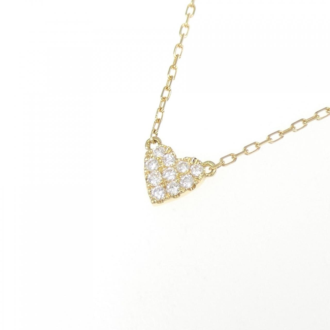 アーカー ハートパヴェ ネックレス 0.05CT