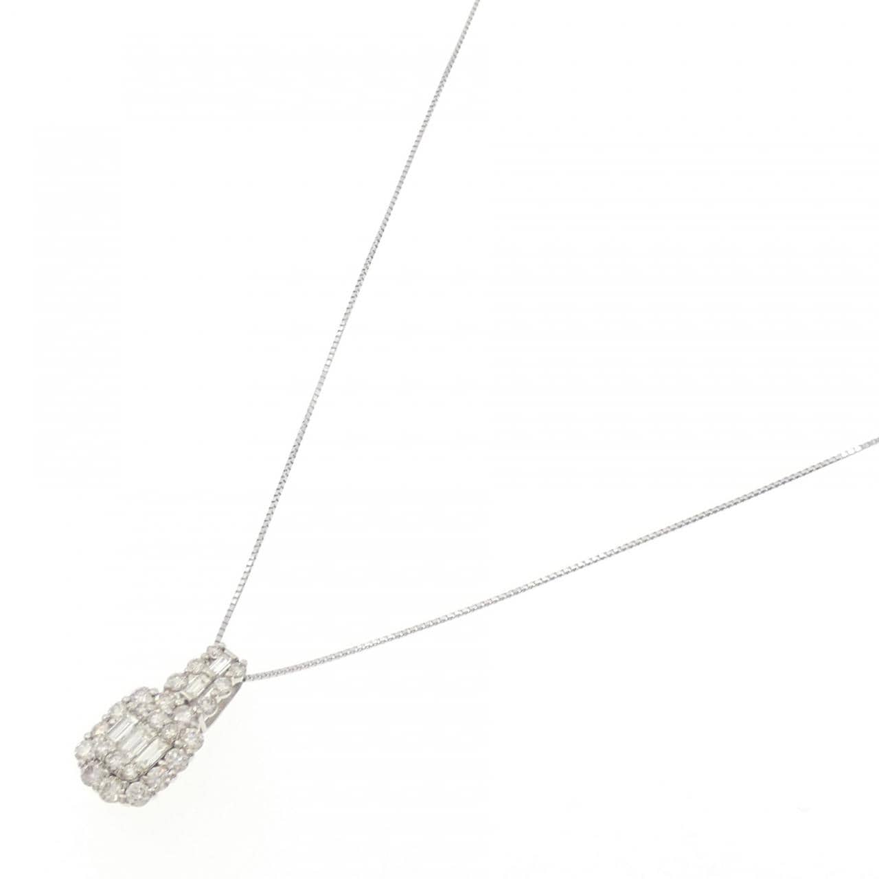 PT900/PT850 ダイヤモンド ネックレス 1.30CT
