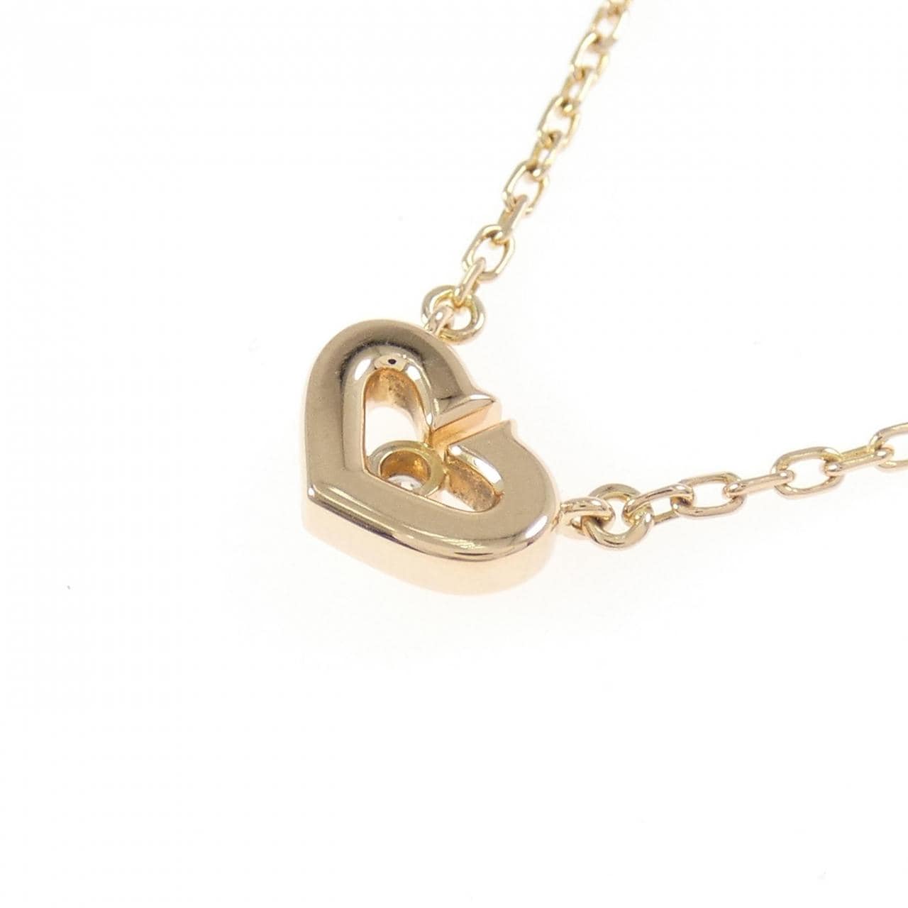 カルティエ Cハート スモール ネックレス