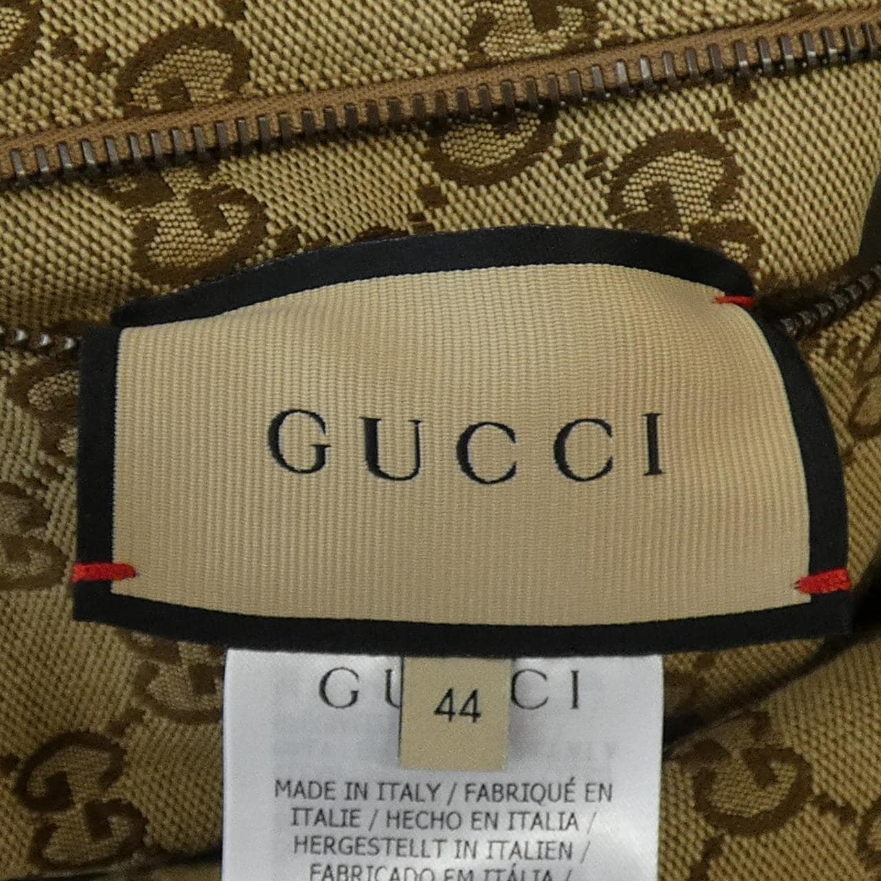 グッチ GUCCI レザー&GGキャンバス リバーシブルジャケット 717009 Z8A57 ブルゾン