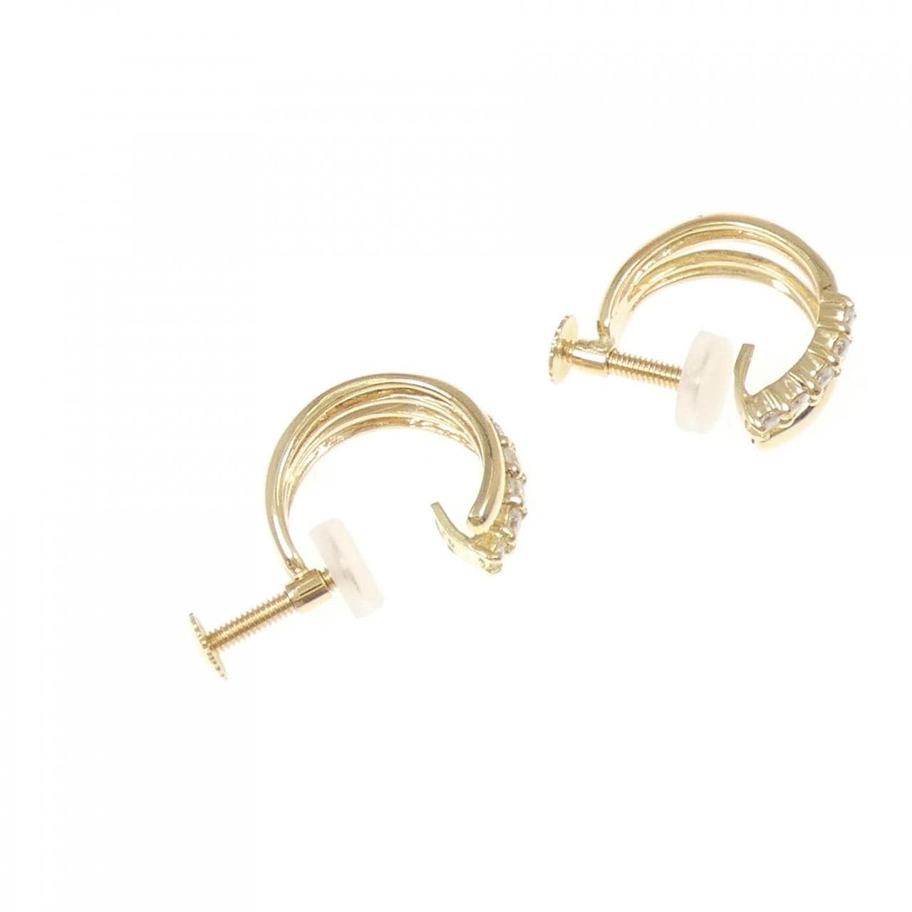 K18YG ダイヤモンド イヤリング 0.20CT