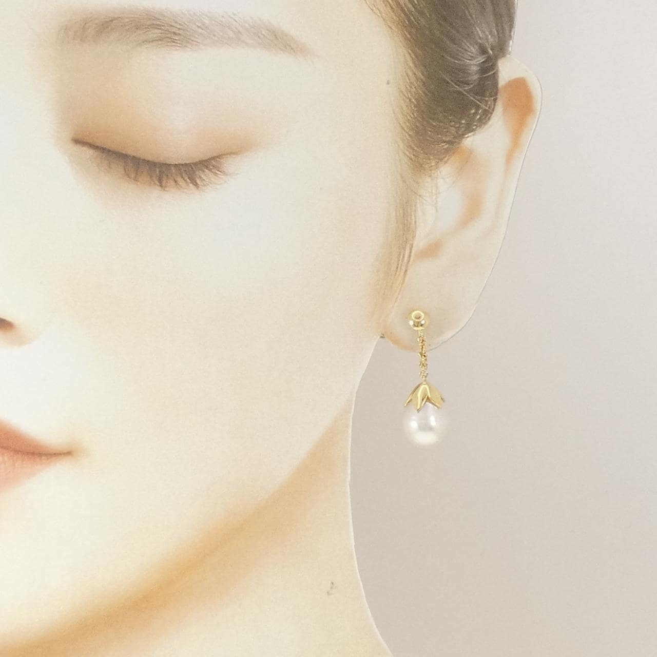 ミキモト 白蝶パール イヤリング