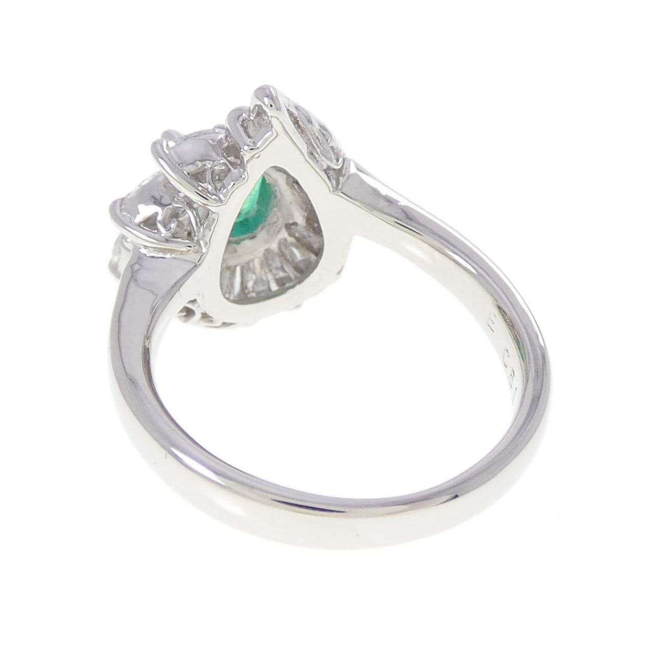 PT900 エメラルド リング 0.51CT