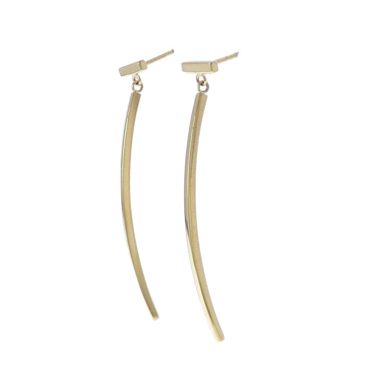 ティファニー Tワイヤー バー ピアス