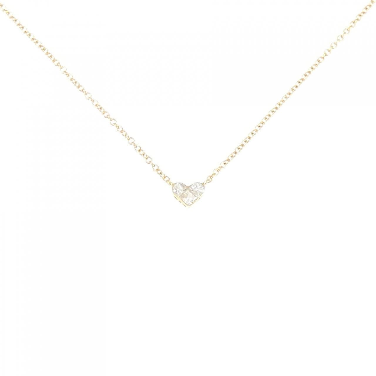 STAR JEWELRY Mysterious Heart Necklace 0.05CT