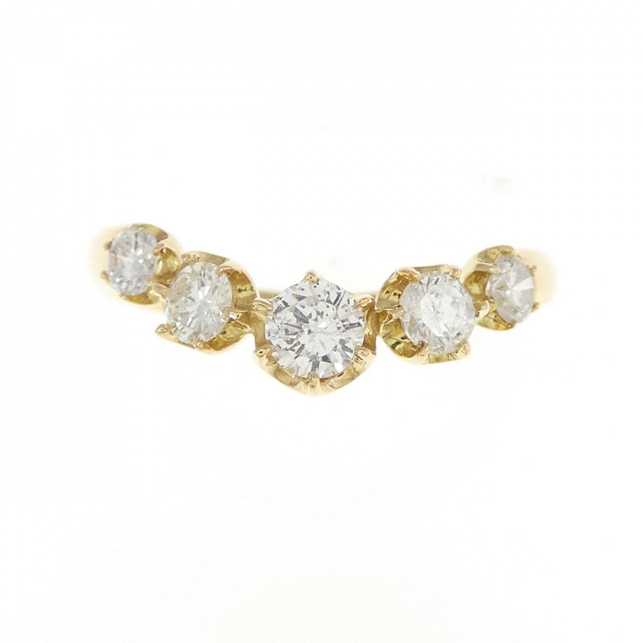 K18YG ダイヤモンド リング 0.50CT