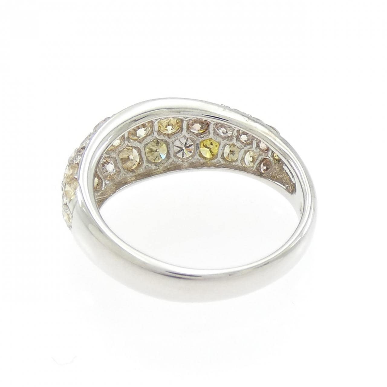 K18WG ダイヤモンド リング