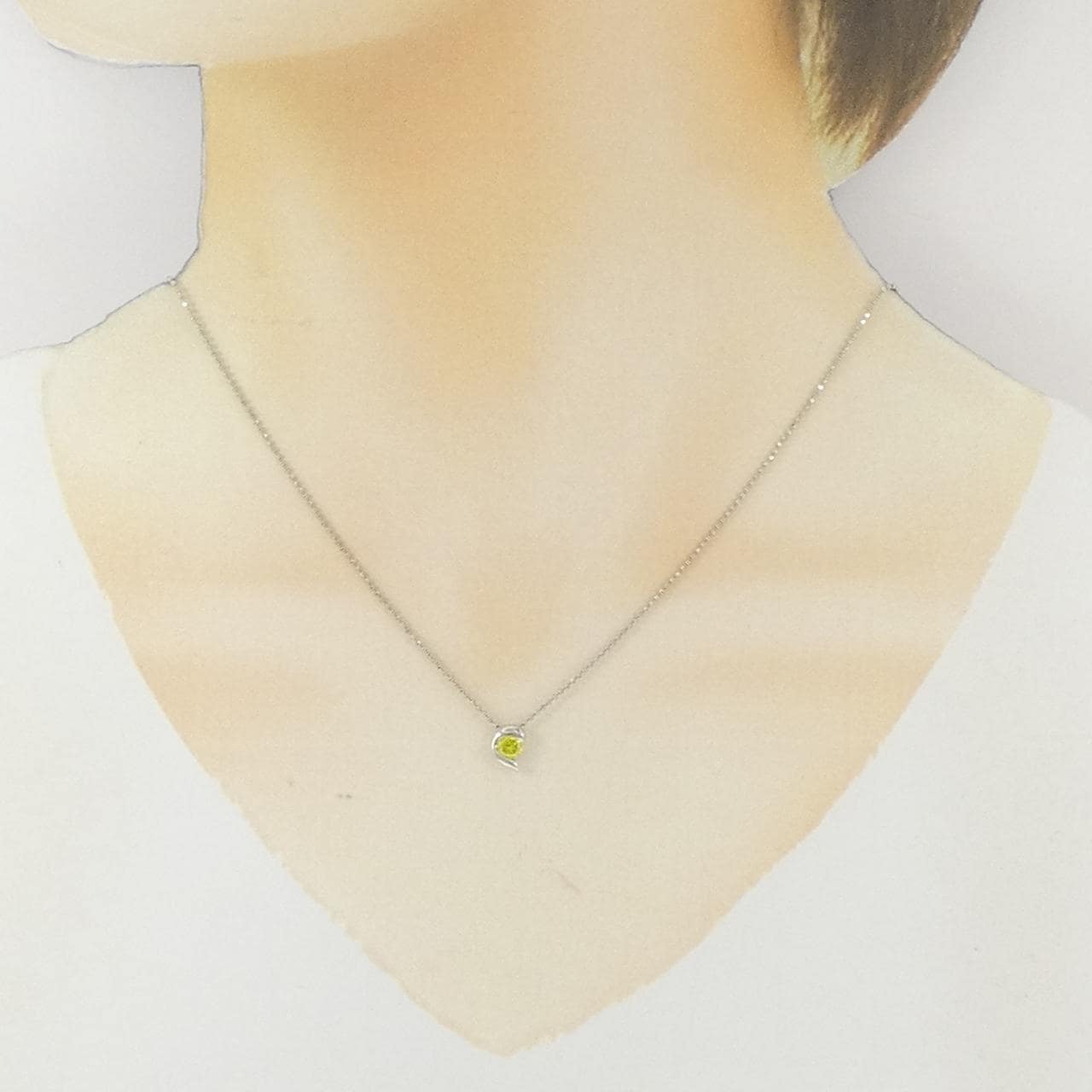 PT900/PT850 ダイヤモンド ネックレス 0.246CT