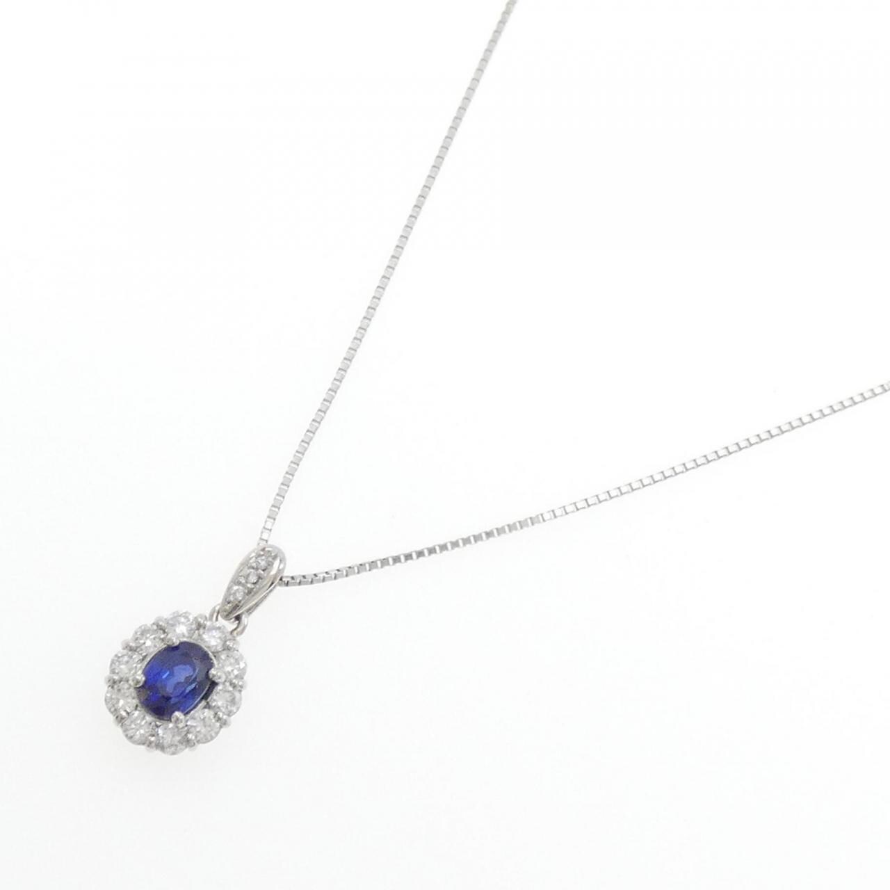 PT Sapphire Necklace 0.71CT