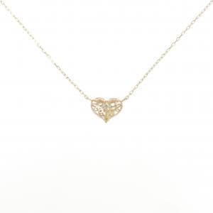 K10YG ハート トルマリン ネックレス