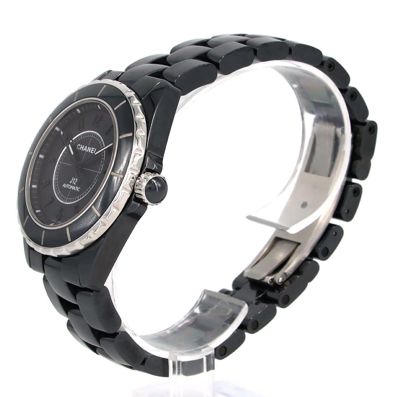 シャネル J12インテンスブラック38mmセラミック H3829 セラミック 自動巻