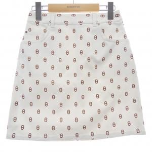 エルメス HERMES シェーヌ･ダンクル カルトゥッシュ クルー･ド･セル 4E0315D3 スカート