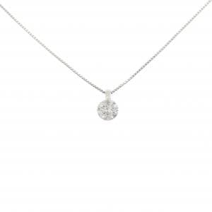 PT900/PT850 ソリティア ダイヤモンド ネックレス 1.003CT