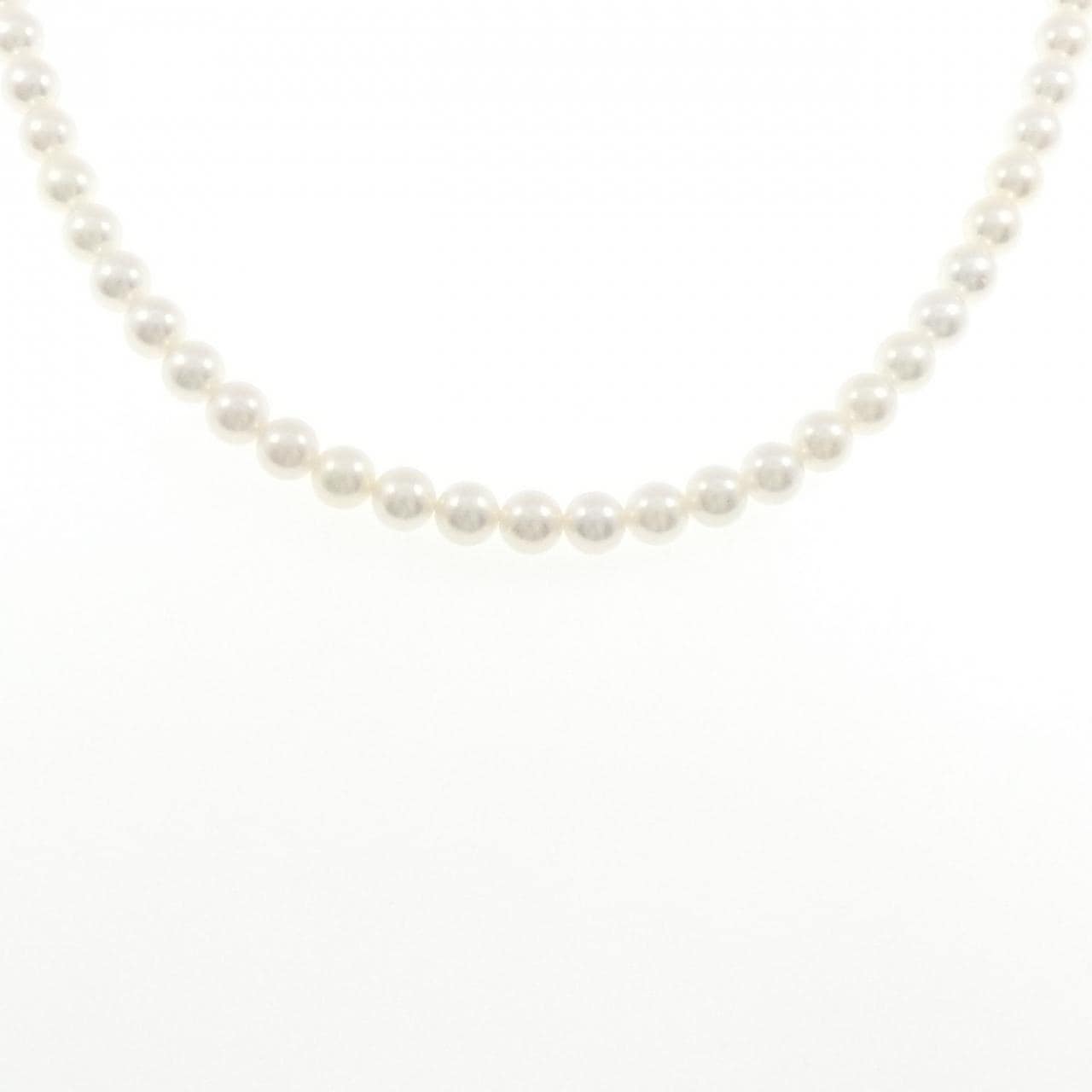 シルバークラスプ アコヤパール ネックレス 5.5-6mm