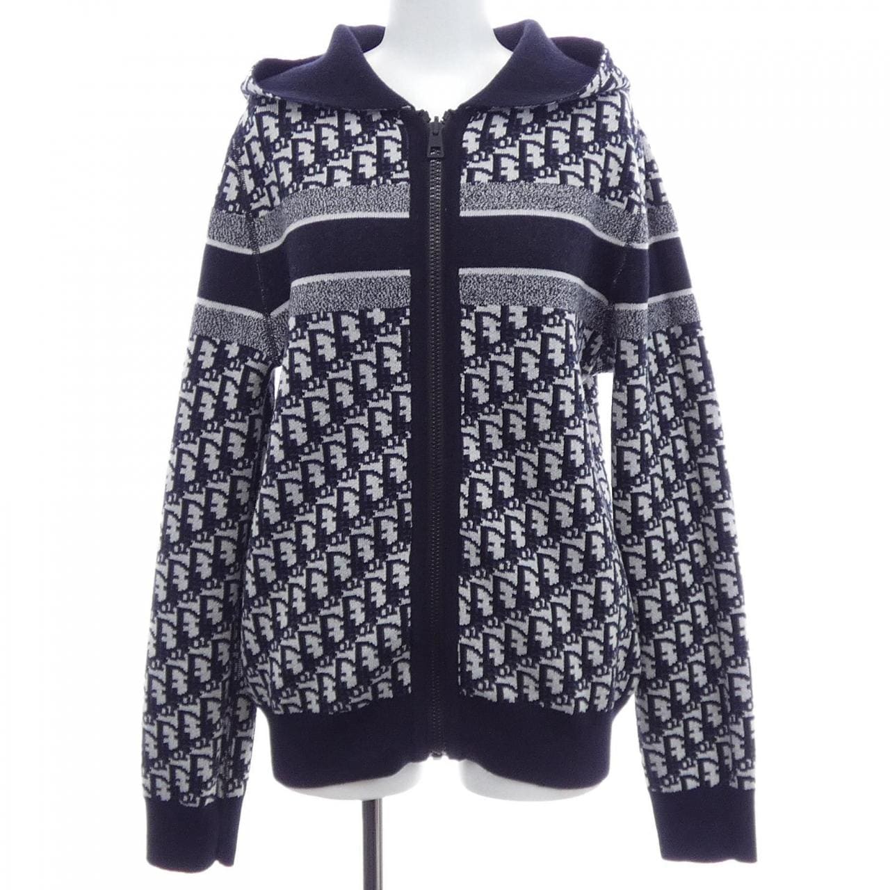 クリスチャンディオール CHRISTIAN DIOR ディオール オブリーク テクニカル カシミヤ 054G12AM055 パーカー