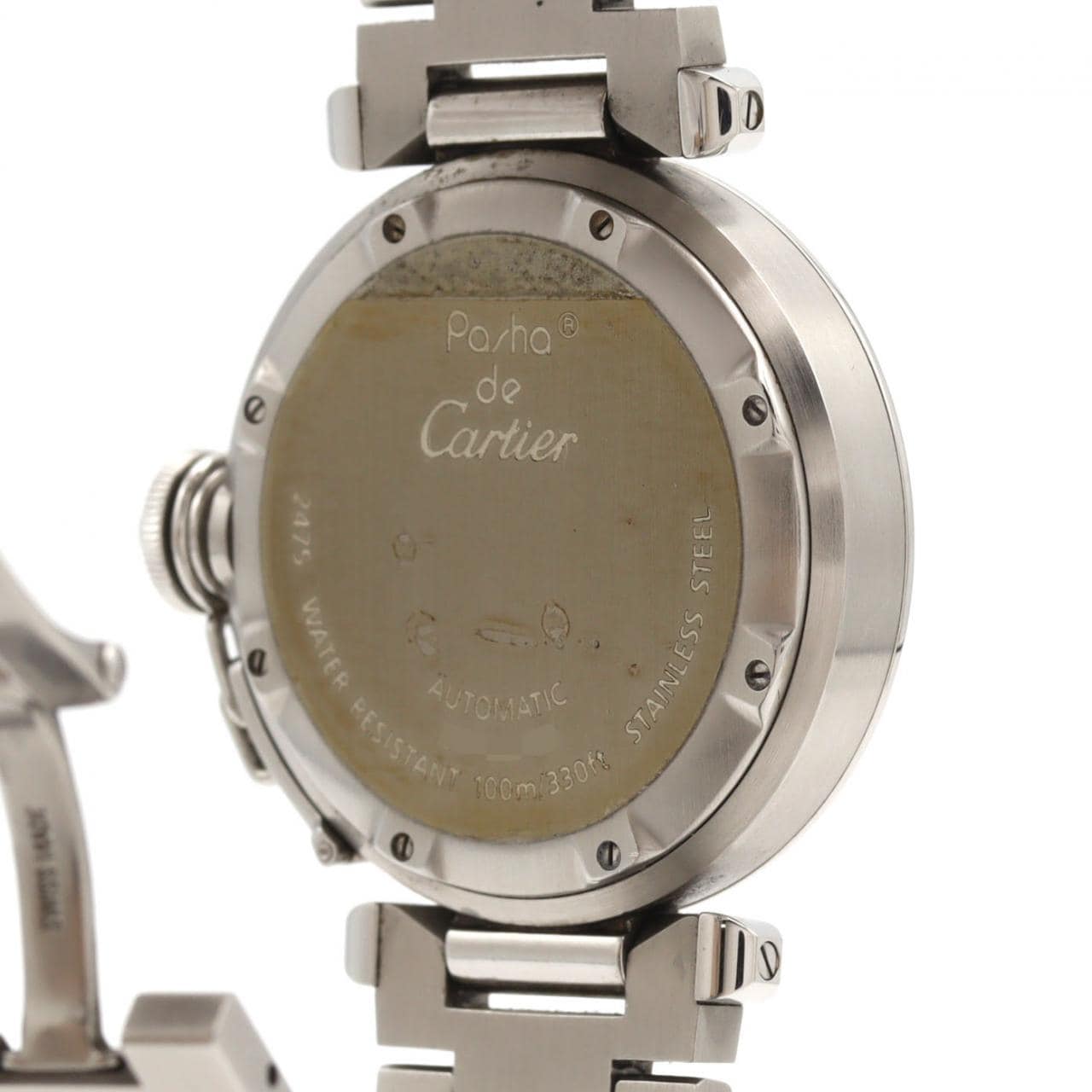 【ノーメンテナンス還元価格】カルティエ パシャCグランデデイト W31055M7 SS 自動巻