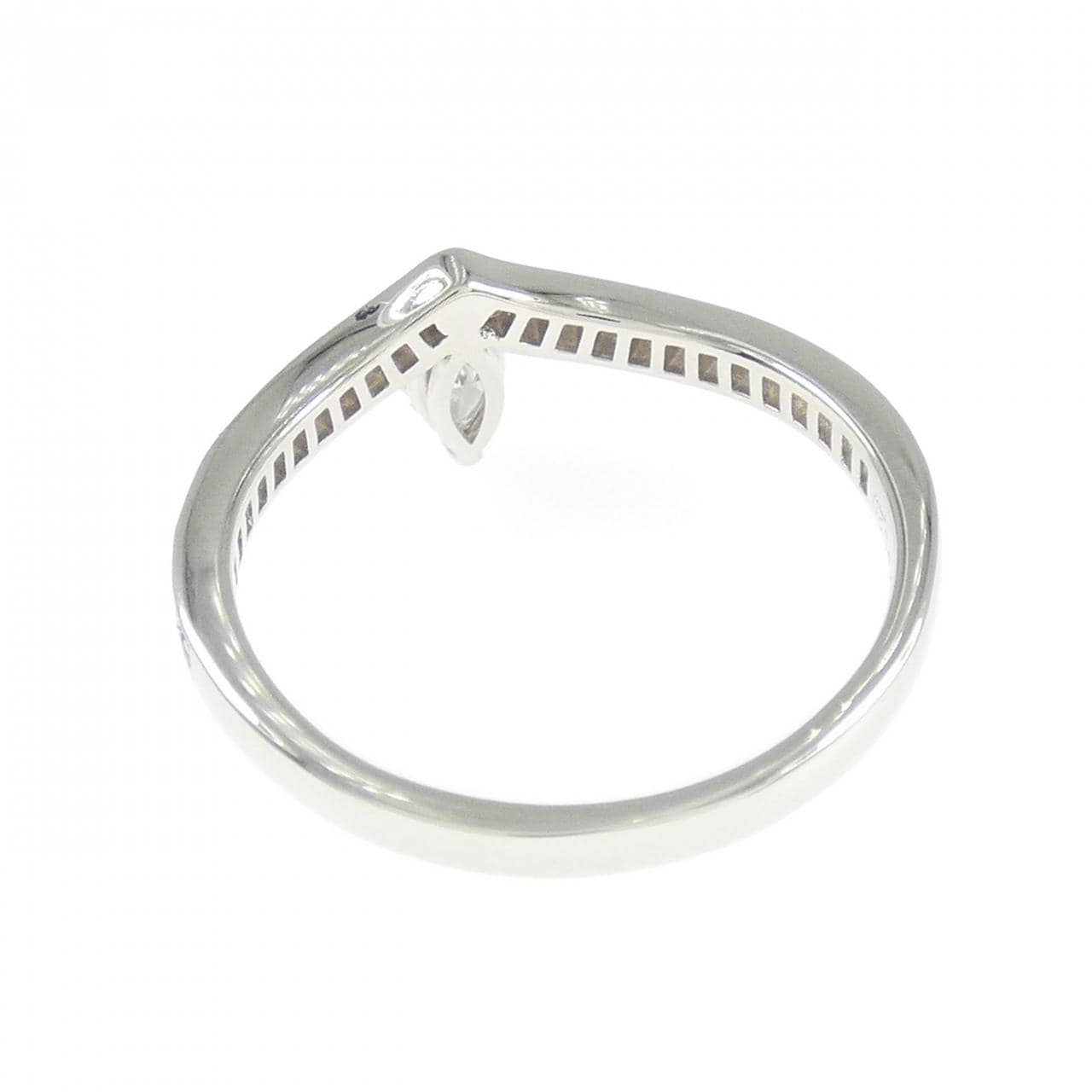 PT900 ダイヤモンド リング 0.315CT D IF マーキスカット