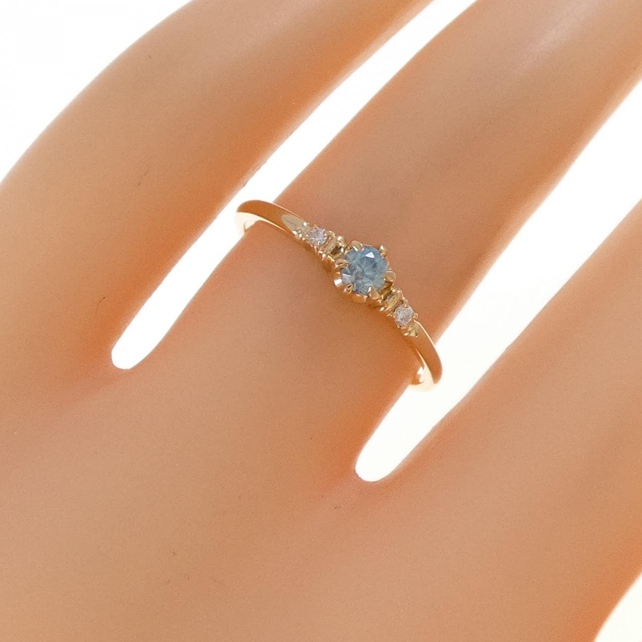 K18YG ジルコン リング