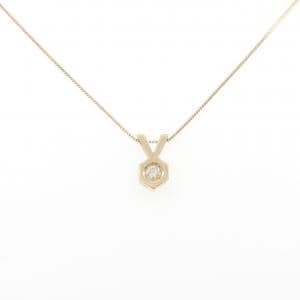 K18YG ダイヤモンド ネックレス 0.16