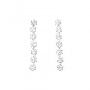 K18WG ダイヤモンド ピアス 2.15CT